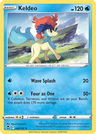 Keldeo 46/195 - SWSH12 Silver Tempest Reverse Holofoil