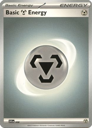 Basic Metal Energy 8 - SV01 Scarlet & Violet Base Set Reverse Holofoil