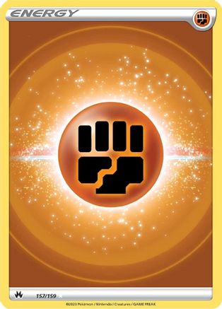 Fighting Energy (Texture Full Art) 157/159 - Crown Zenith Holofoil