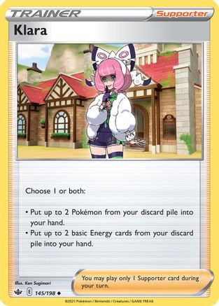 Klara - 145/198 (Cosmos Holo) 145 - Miscellaneous Cards & Products Holofoil