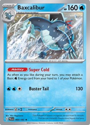 Baxcalibur - 060/193 60 - SV02 Paldea Evolved Holofoil
