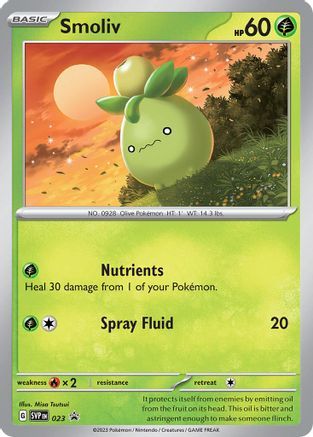 Smoliv - 023 23 - SV Scarlet & Violet Promo Cards Holofoil