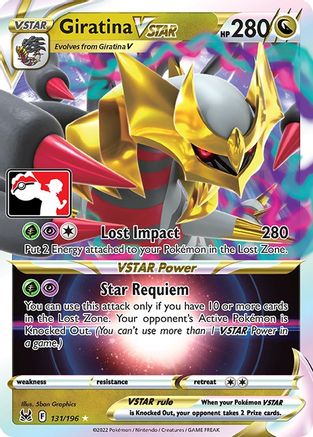 Giratina VSTAR 131 - Prize Pack Series Cards Holofoil