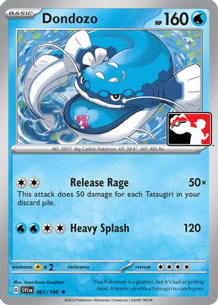 Dondozo 61 - Prize Pack Series Cards