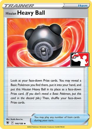 Hisuian Heavy Ball 146 - Prize Pack Series Cards