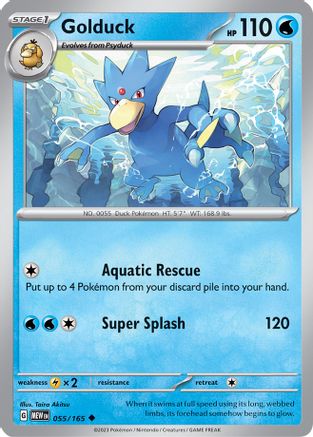 Golduck 55 - SV Scarlet & Violet 151