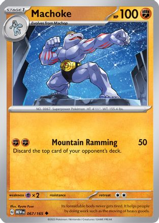 Machoke - 067/165 67 - SV Scarlet & Violet 151