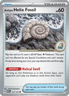 Antique Helix Fossil 153 - SV Scarlet & Violet 151 Reverse Holofoil