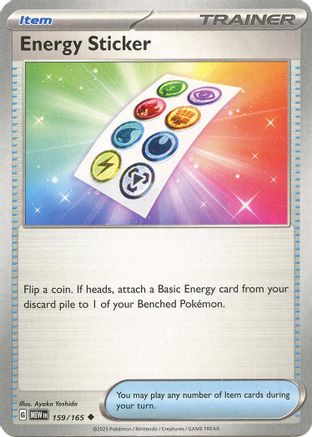 Energy Sticker 159 - SV Scarlet & Violet 151 Reverse Holofoil