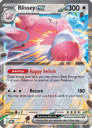 Blissey ex - 134/167 134 - SV06 Twilight Masquerade Holofoil