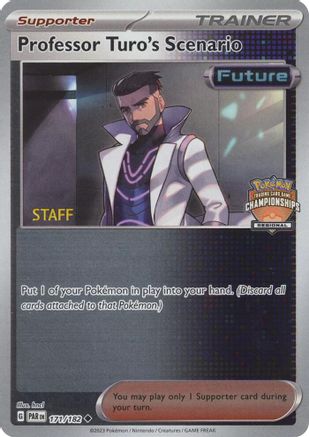 Professor Turo's Scenario - 171/182 (Regional Championships) [Staff] 177 - League & Championship Cards Reverse Holofoil