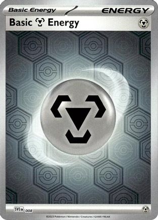 Basic Metal Energy (Reverse Holofoil) 8 - SV Shrouded Fable Reverse Holofoil
