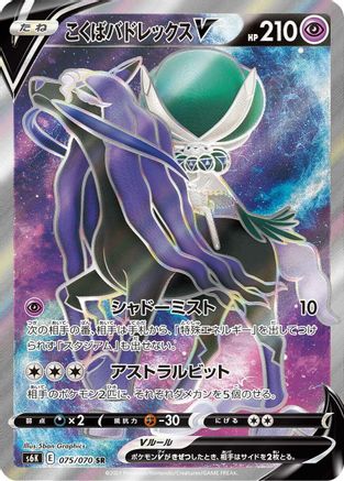 Shadow Rider Calyrex V - 075/070 (075/070) - S6K JetBlack Spirit