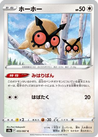 Hoothoot - 055/067 (055/067) - S9a Battle Region