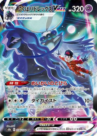 Shadow Rider Calyrex VMAX - 236/184 (236/184) - S8b VMAX Climax Holofoil
