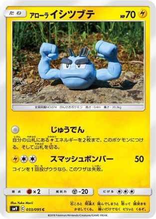 Alolan Geodude - 033/095 (033/095) - SM9 Tag Bolt
