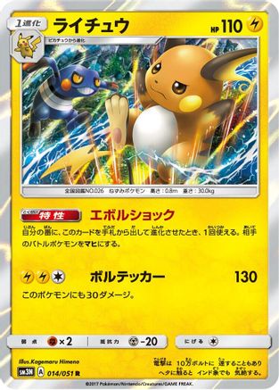 Raichu (014/051) - SM3N Darkness that Consumes Light
