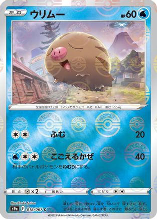 Swinub (Mirror Holofoil) (018/067) - S9a Battle Region Holofoil
