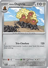 Alolan Dugtrio - 123/191 123 - SV08 Surging Sparks Reverse Holofoil