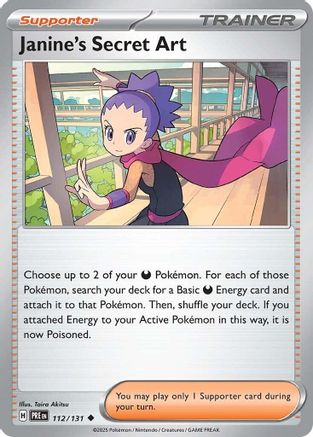 Janine's Secret Art - 112/131 112 - SV Prismatic Evolutions Reverse Holofoil