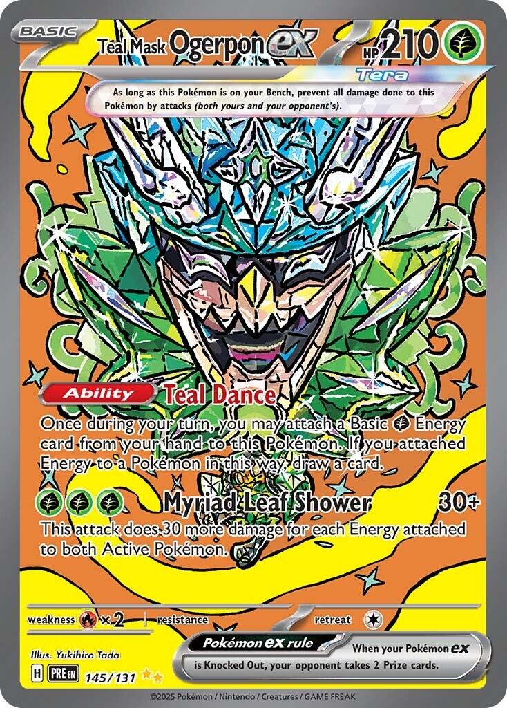 Teal Mask Ogerpon ex - 145/131 [PRE]