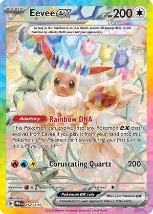 Eevee ex - 167/131 167 - SV Prismatic Evolutions Holofoil