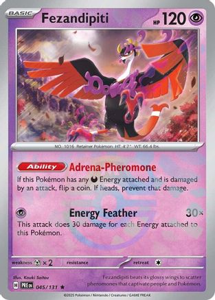 Fezandipiti (Master Ball Pattern) 45 - SV Prismatic Evolutions Holofoil