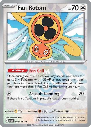 Fan Rotom (Master Ball Pattern) 85 - SV Prismatic Evolutions Holofoil