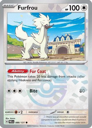 Furfrou (Master Ball Pattern) 88 - SV Prismatic Evolutions Holofoil