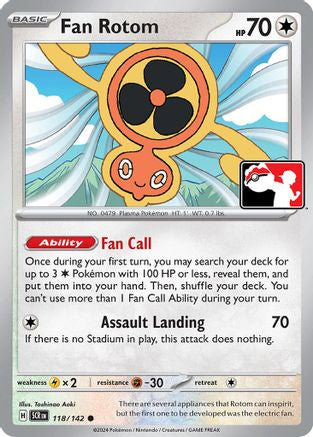 Fan Rotom 118 - Prize Pack Series Cards Holofoil