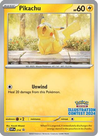 Pikachu - 214 214 - SV Scarlet & Violet Promo Cards