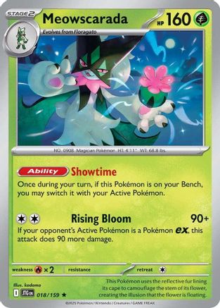 Meowscarada 18 - SV09 Journey Together Holofoil