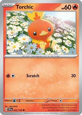 Torchic 22 - SV09 Journey Together Reverse Holofoil