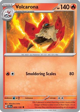 Volcarona 29 - SV09 Journey Together Reverse Holofoil