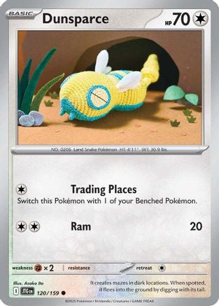 Dunsparce 120 - SV09 Journey Together Reverse Holofoil