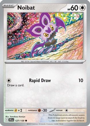 Noibat - 127/159 127 - SV09 Journey Together Reverse Holofoil