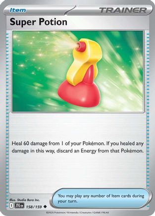Super Potion 158 - SV09 Journey Together Reverse Holofoil