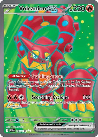 Volcanion ex - 171/159 171 - SV09 Journey Together Holofoil