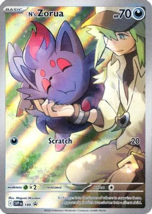 N's Zorua - 189 189 - SV Scarlet & Violet Promo Cards Holofoil
