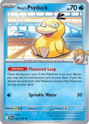 Misty's Psyduck 45 - SV10 Destined Rivals