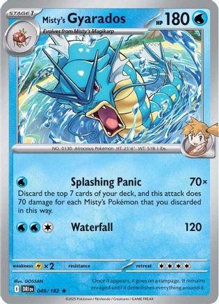 Misty's Gyarados 49 - SV10 Destined Rivals