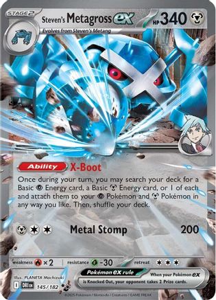 Steven's Metagross ex 145 - SV10 Destined Rivals