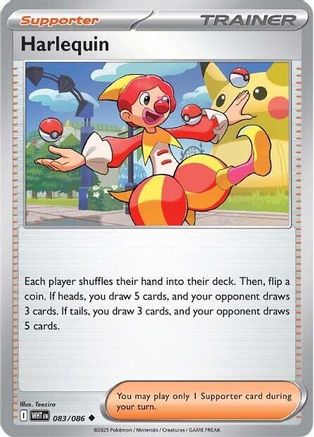 Harlequin - 083/086 83 - SV White Flare