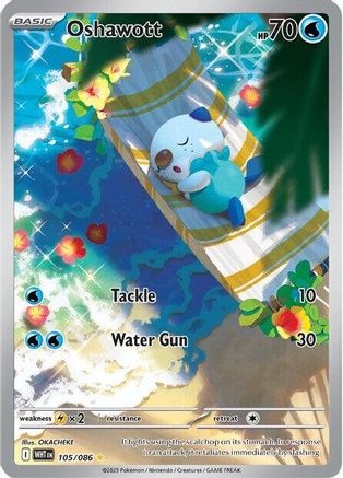 Oshawott - 102/086 102 - SV White Flare Holofoil