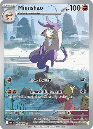 Mienshao - 132/086 132 - SV White Flare Holofoil