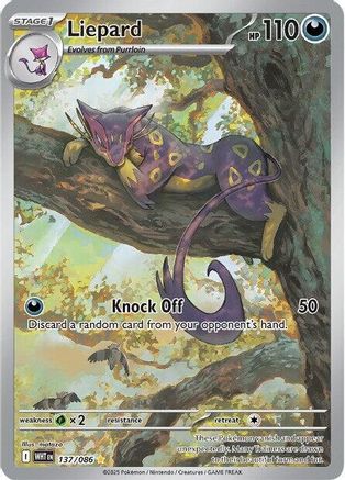 Liepard - 135/086 135 - SV White Flare Holofoil
