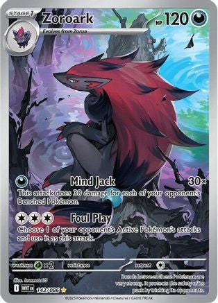 Zoroark - 141/086 141 - SV White Flare Holofoil