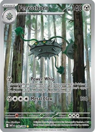 Ferrothorn - 145/086 145 - SV White Flare Holofoil