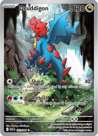 Druddigon - 150/086 150 - SV White Flare Holofoil
