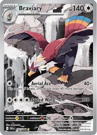 Braviary - 157/086 157 - SV White Flare Holofoil